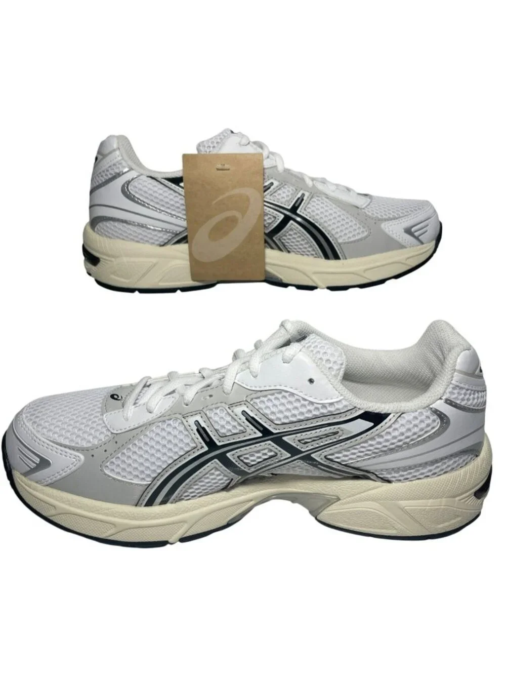 Asics Gel-1130 Running Shoes White/Cloud Grey Men's Size 8 Women's Size 9.5 NWB - Picture 2 of 11